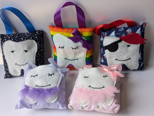 Tooth Fairy Pillow, pocket pillow, tooth collection pillow