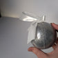 Handmade Christmas Bauble 2024, Glitter Bauble which can be personalised with any name, First Christmas as Mummy/Daddy/Grandad/Nanny