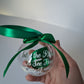 Untie the ribbon to see how little I was in 2024, measure me ribbon, Christmas 2024 bauble, baby bauble 2024