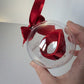 Untie the ribbon to see how little I was in 2024, measure me ribbon, Christmas 2024 bauble, baby bauble 2024