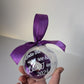 Untie the ribbon to see how little I was in 2024, measure me ribbon, Christmas 2024 bauble, baby bauble 2024