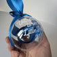 Untie the ribbon to see how little I was in 2024, measure me ribbon, Christmas 2024 bauble, baby bauble 2024