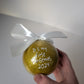 Handmade Christmas Bauble 2024, Glitter Bauble "It's my first Christmas 2024"