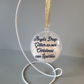 Christmas Glitter Memory Bauble, lost loved one bauble, memory bauble, sparkly glitter Christmas decoration, Christmas tree bauble, personalised christmas decoration