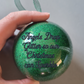Christmas Glitter Memory Bauble, lost loved one bauble, memory bauble, sparkly glitter Christmas decoration, Christmas tree bauble, personalised christmas decoration
