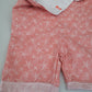 Dungaree shorts, Baby dungaree shorts, Handmade Baby and Toddler Clothing, Coral starfish Dungarees with snap fastening, cute dungarees with pockets