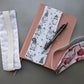 Red Pen Pouch, fits over A5 notebook, red gonk print, stocking filler, never lose a pen again as it will always be with your notebook