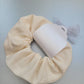 Bride Large Hair Scrunchie, Bride to be and date of wedding gift tag, Personalised Bridal gift, Hen party gift box