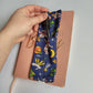 Space Theme Pen Pouch, fits over A5 notebook, Space print, elasticated strap, never lose a pen again as it will always be with your notebook