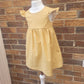 Fairy tale baby dress, First Birthday Outfit, Wedding Outfit Toddler, Baby Girl Summer Dress, handmade to order, mustard, honeycomb dress