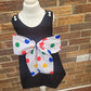 Reversible Black and White Polka dot dress, Baby Girl Summer Dress, handmade to order in the UK, 2 outfits in 1, Wedding outfit Toddler