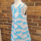 Reversible Day and Night Dress, Wedding outfit Toddler, Baby Girl Summer Dress, A line dress, handmade to order in the UK, 2 outfits in 1