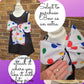 Reversible Black and White Polka dot dress, Baby Girl Summer Dress, handmade to order in the UK, 2 outfits in 1, Wedding outfit Toddler