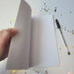 Bridesmaid notes, Bridesmaid notebook, gift for bridesmaid, bridesmaid proposal, bridesmaid box, silver notebook, hen do planning, todo list